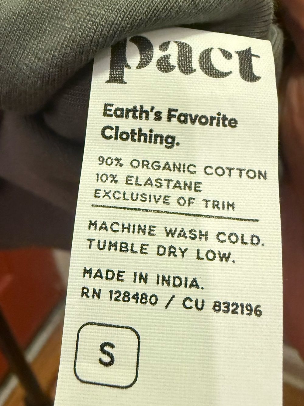 PACT- ORGANIC COTTON WOMEN’S ON THE GO-TO CROP TANK- SMALL - Picture 3 of 8